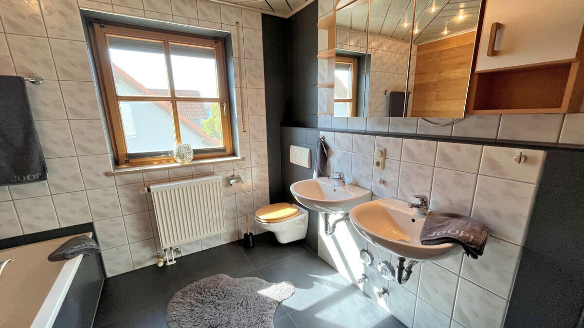 Detailansicht des Badezimmers