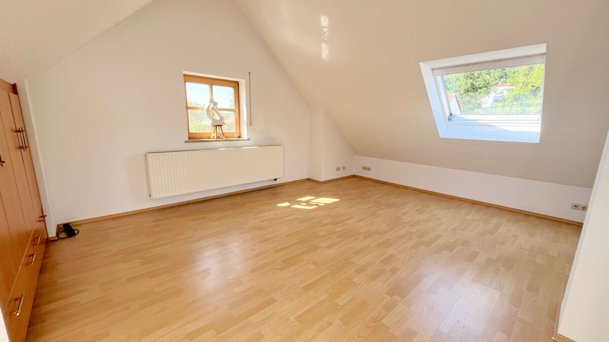 Ausgebauter Spitzboden als zusätzlicher Wohnbereich
